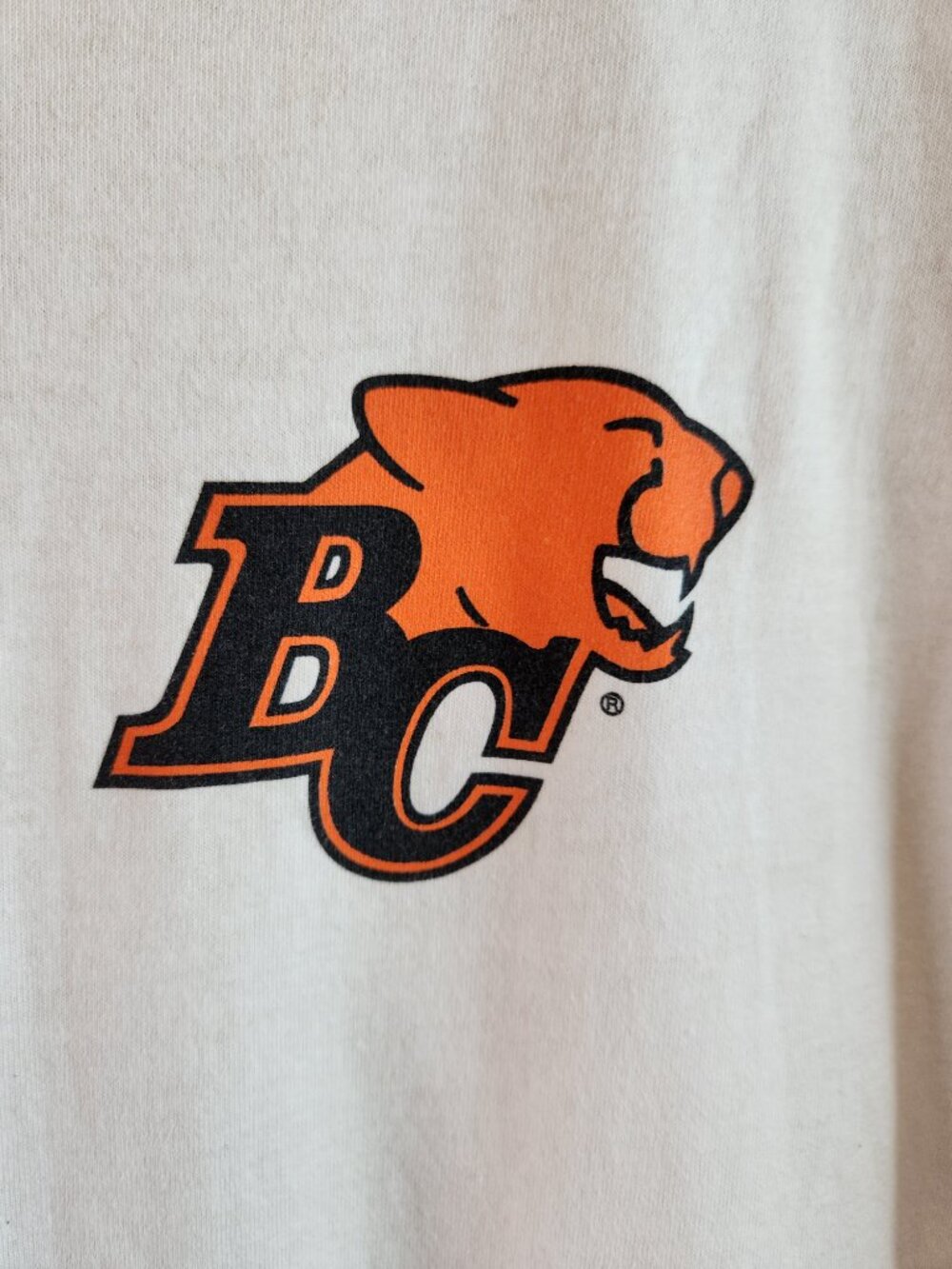 Vintage BC Lions T-Shirts Mens Size XXL 1990s Off White CFL Waves Gildan - Picture 11 of 16